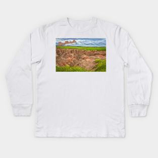 Badlands National Park Kids Long Sleeve T-Shirt